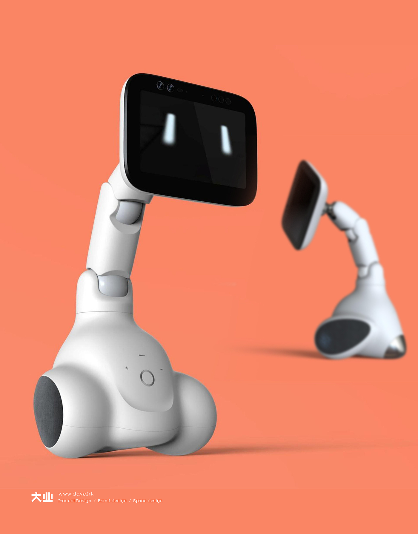 Daye design，industrial design，product design，Desktop robot，robot，