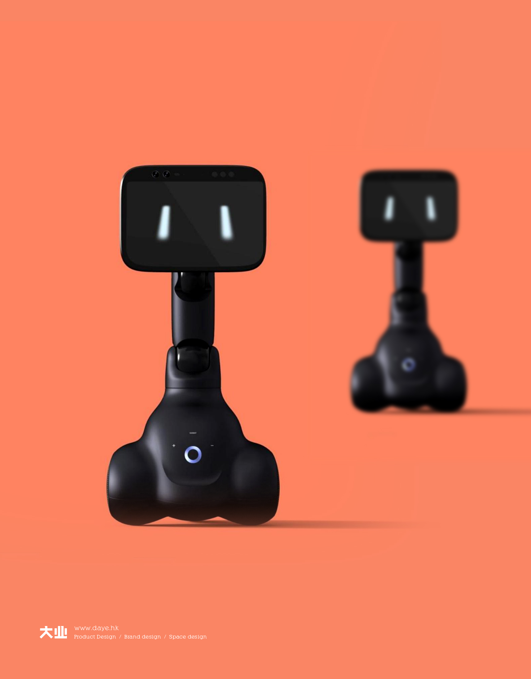 Daye design，industrial design，product design，Desktop robot，robot，