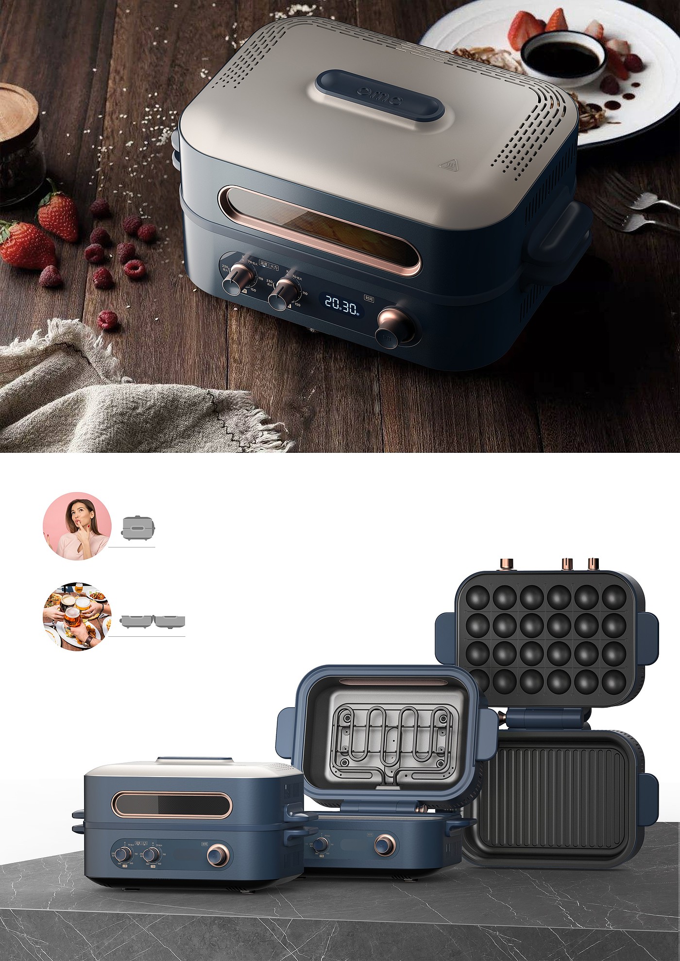 2020 contemporary good design，oven，Midea kitchen appliances，