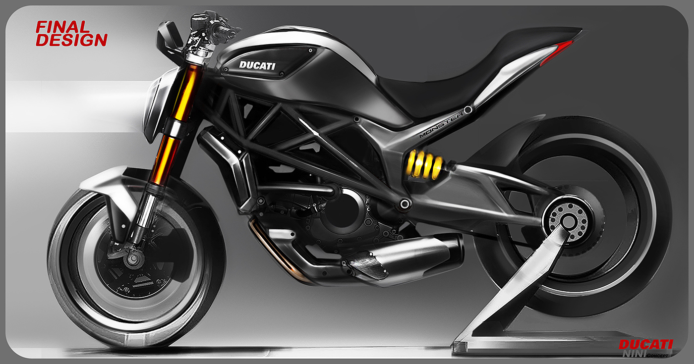 motorcycle，Cool，Hand drawn，vehicle，