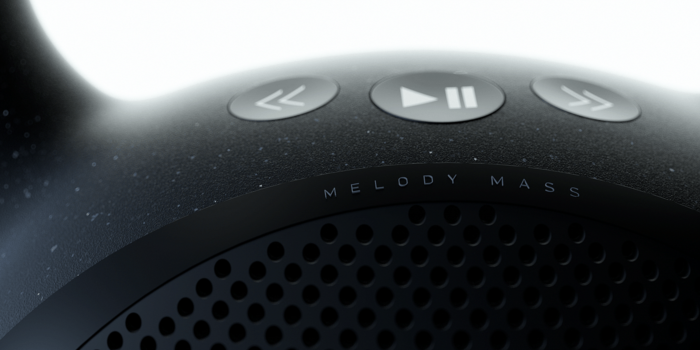 speaker，concept，music，Melody Mass，Render，