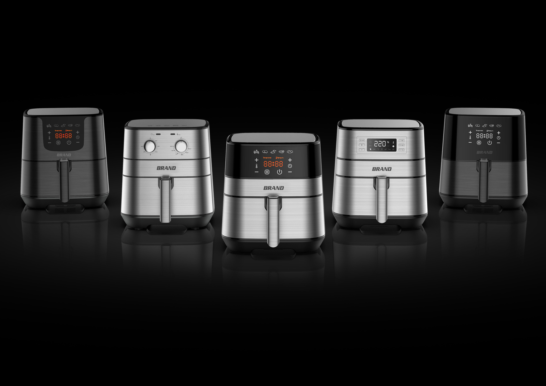 2020 contemporary good design，Air fryer，Tianxi kitchen electricity，Zhongyi industrial design，