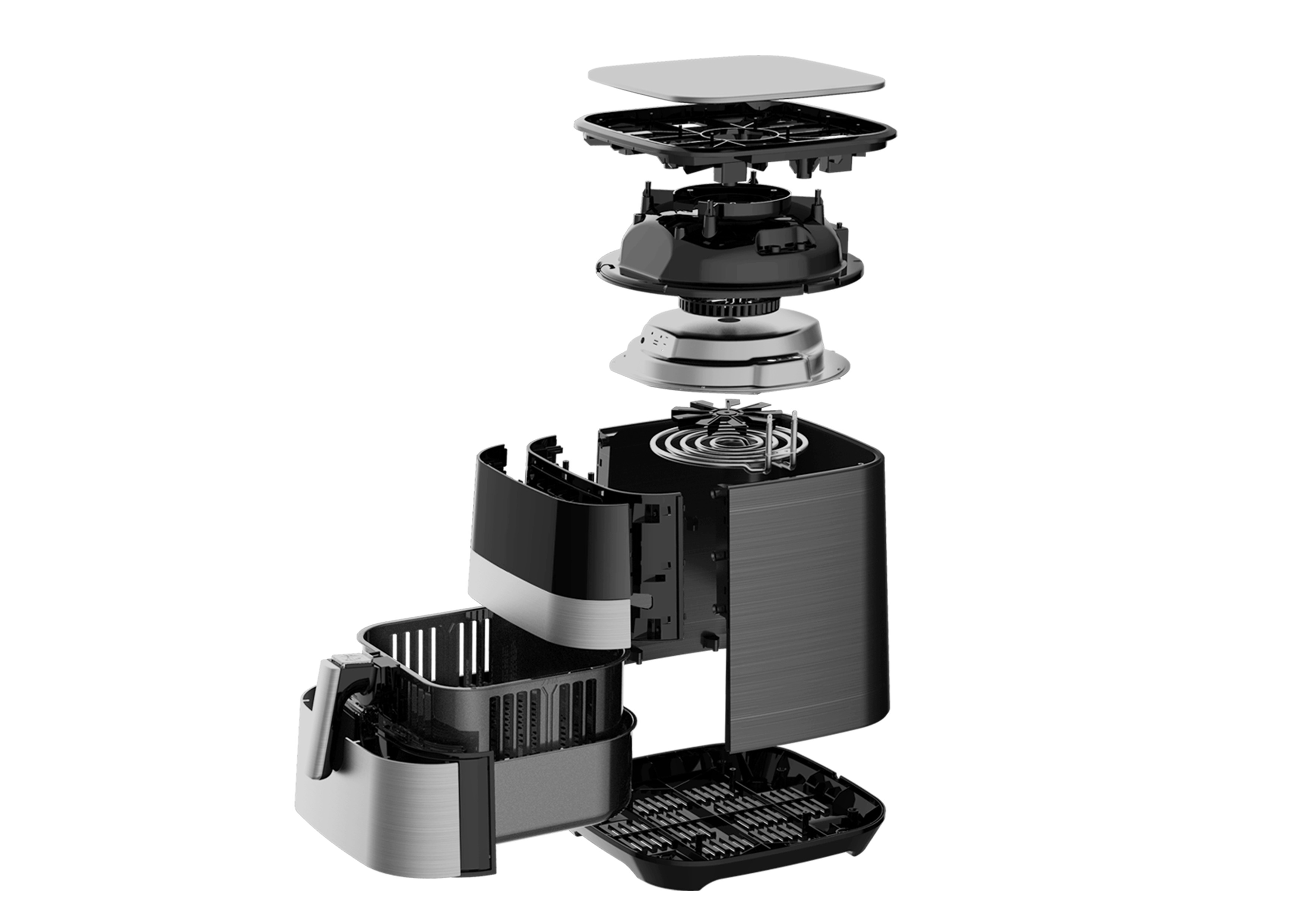 2020 contemporary good design，Air fryer，Tianxi kitchen electricity，Zhongyi industrial design，