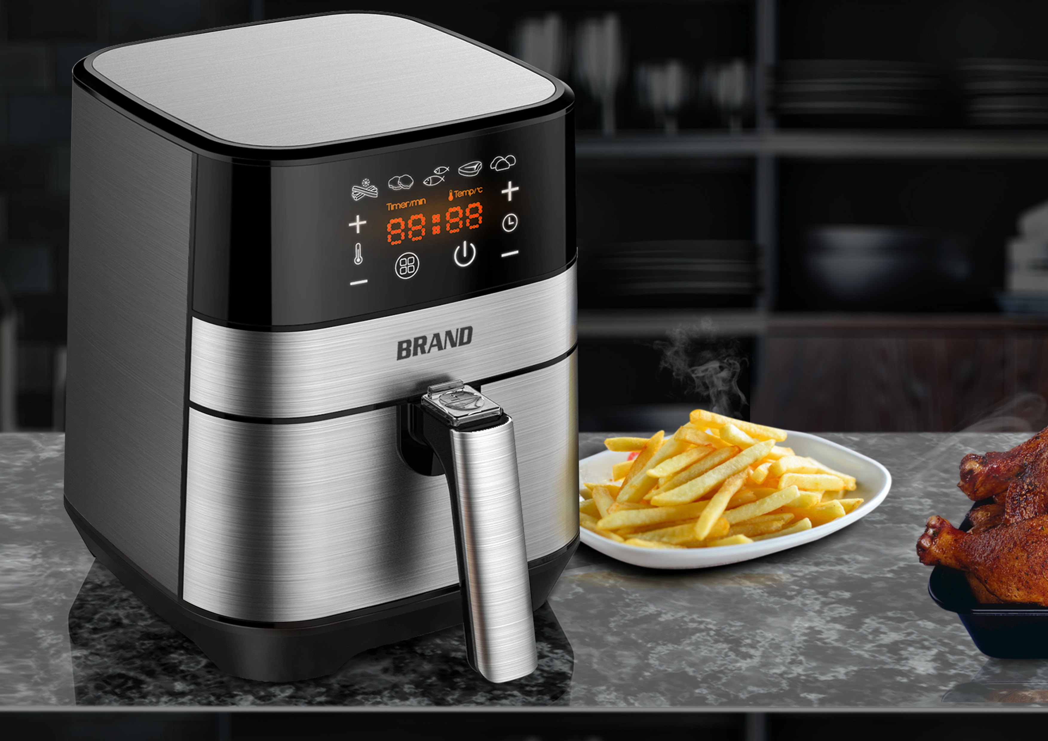 2020 contemporary good design，Air fryer，Tianxi kitchen electricity，Zhongyi industrial design，