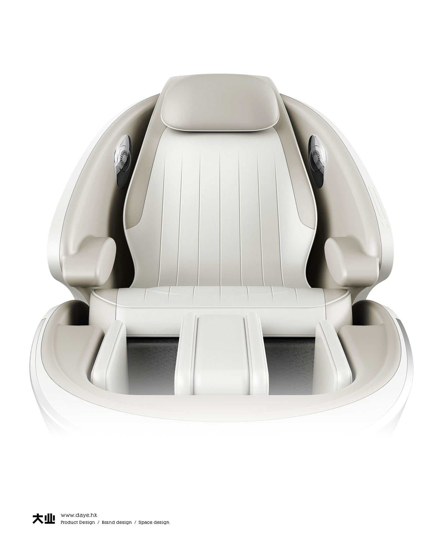 Daye design，industrial design，product design，Massage chair，Great health，