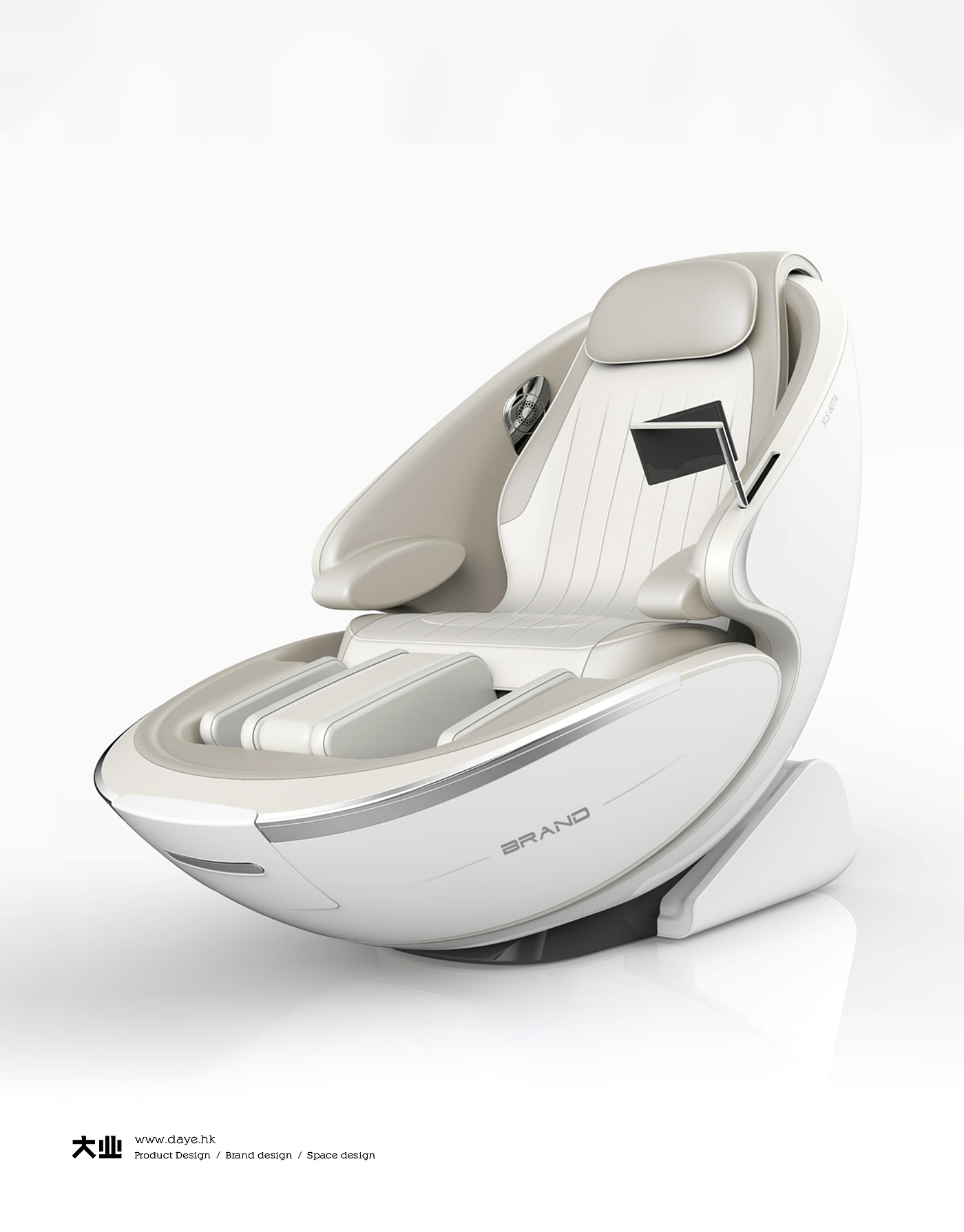 Daye design，industrial design，product design，Massage chair，Great health，