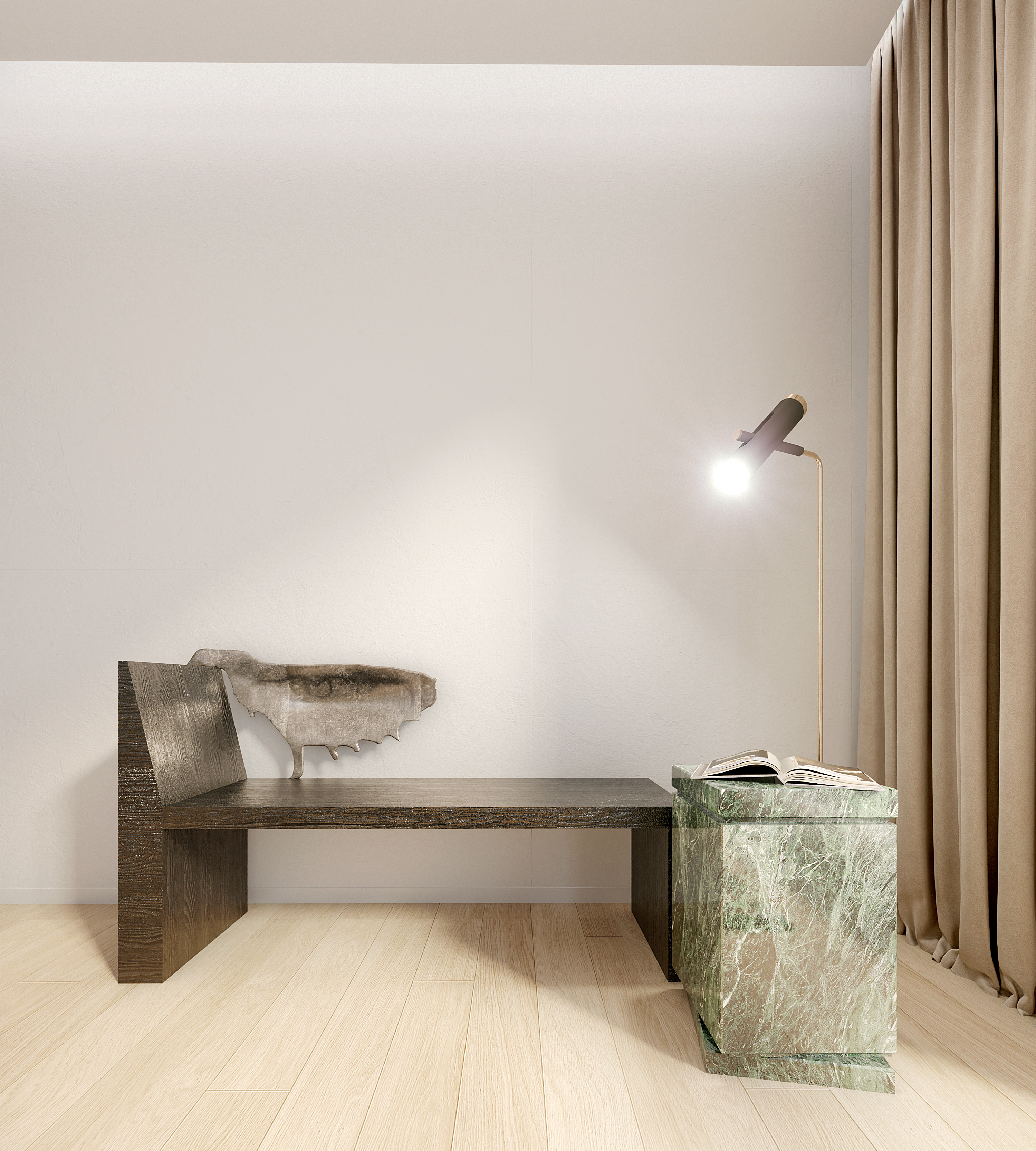 villa，Villa model room，Residential space，Minimalist housing，