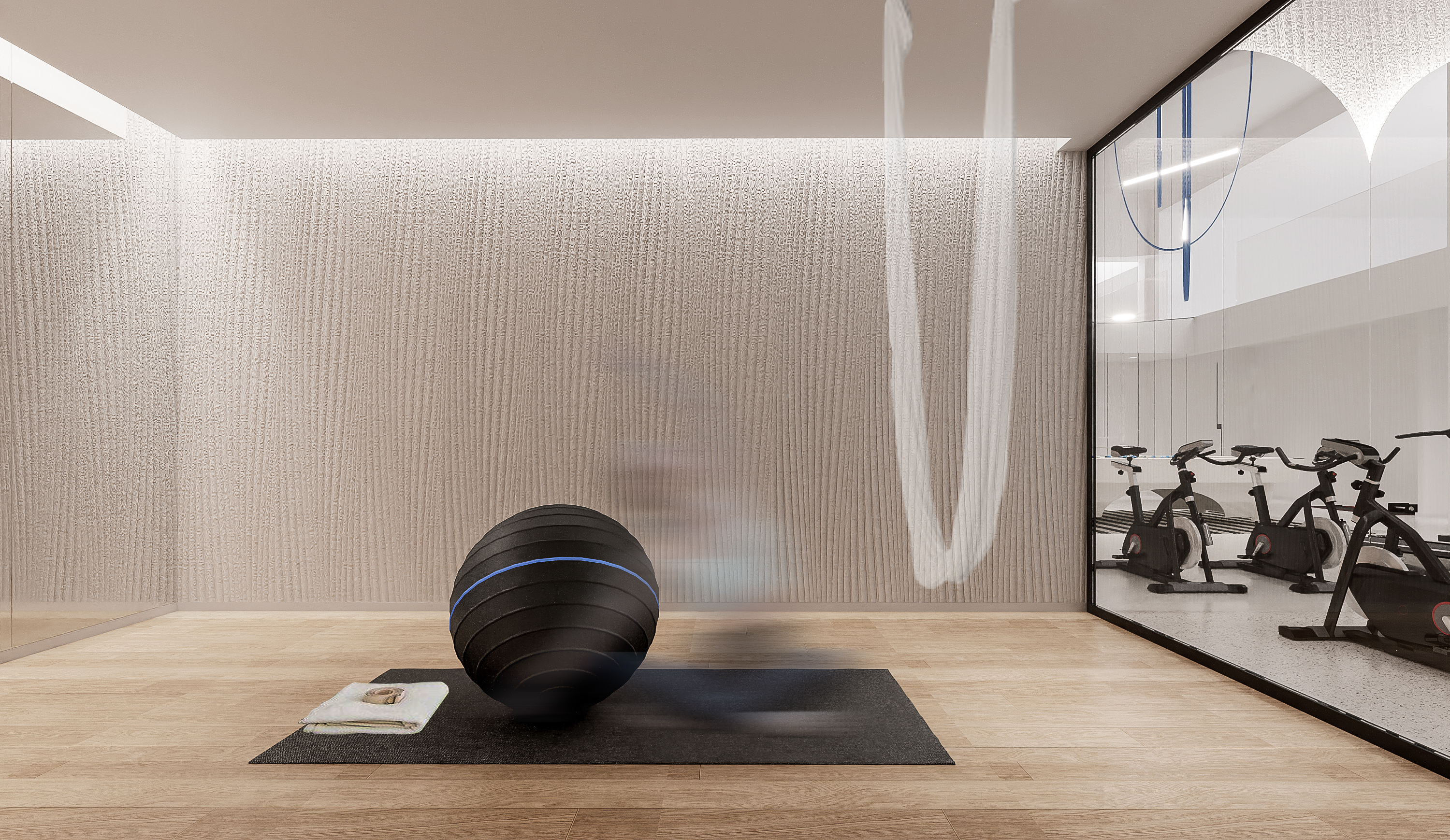 villa，Villa model room，Residential space，Minimalist housing，