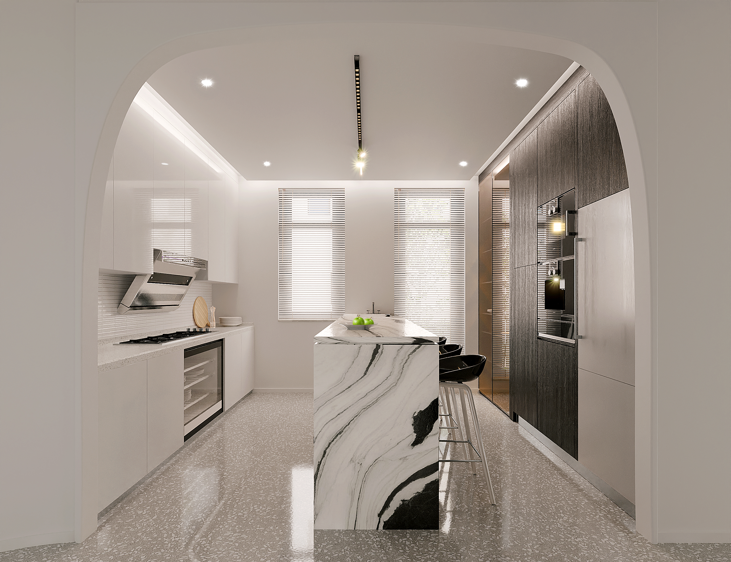 villa，Villa model room，Residential space，Minimalist housing，