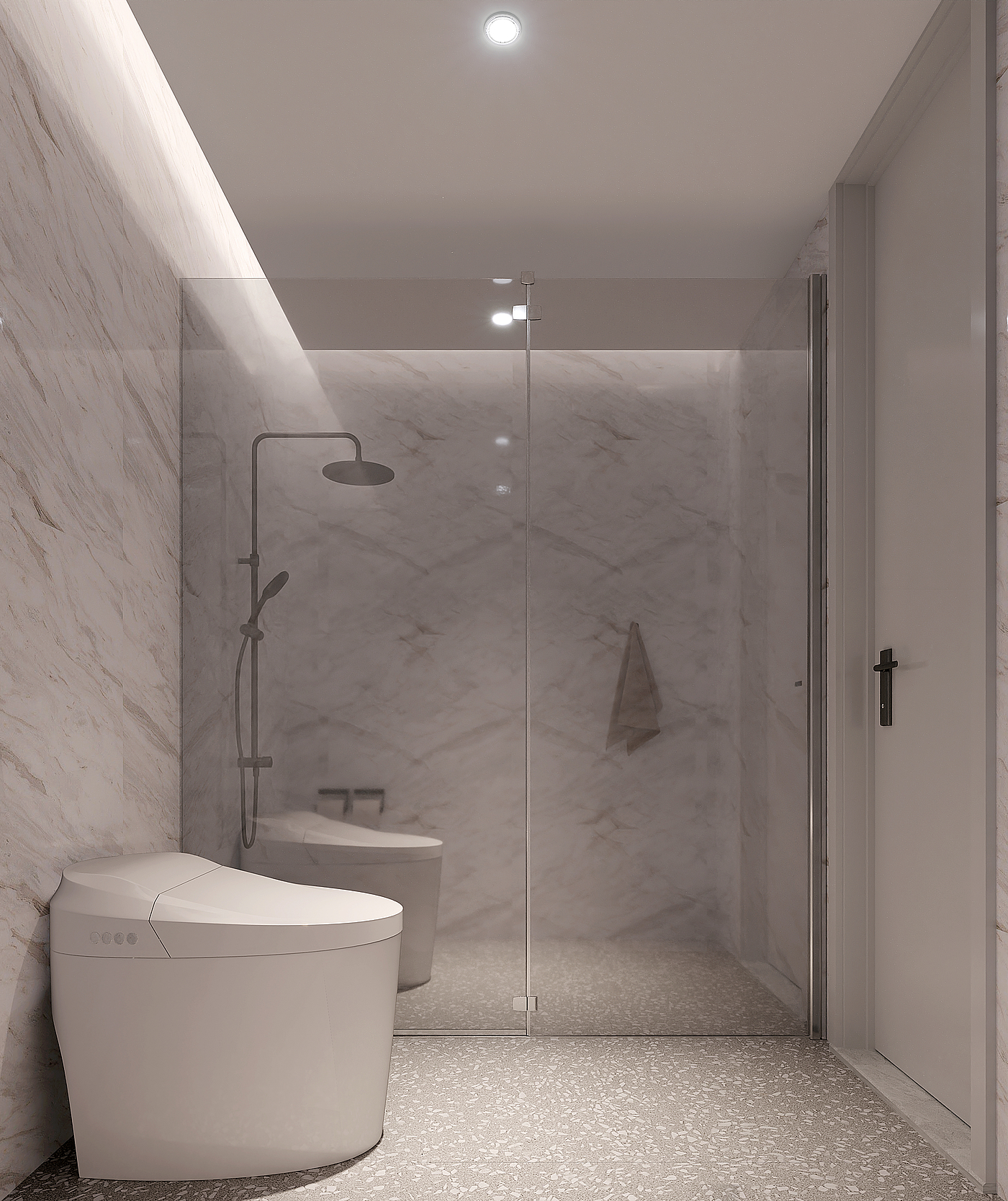 villa，Villa model room，Residential space，Minimalist housing，