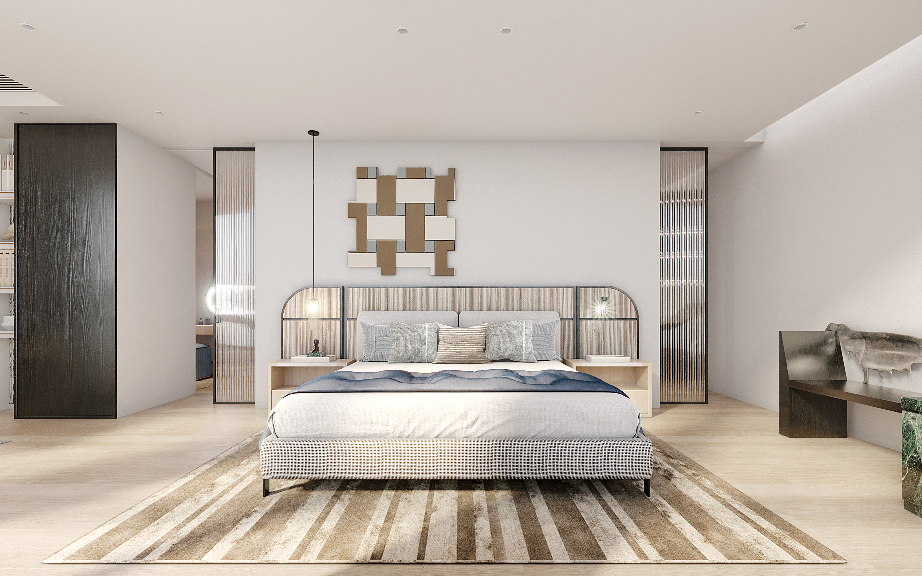 villa，Villa model room，Residential space，Minimalist housing，