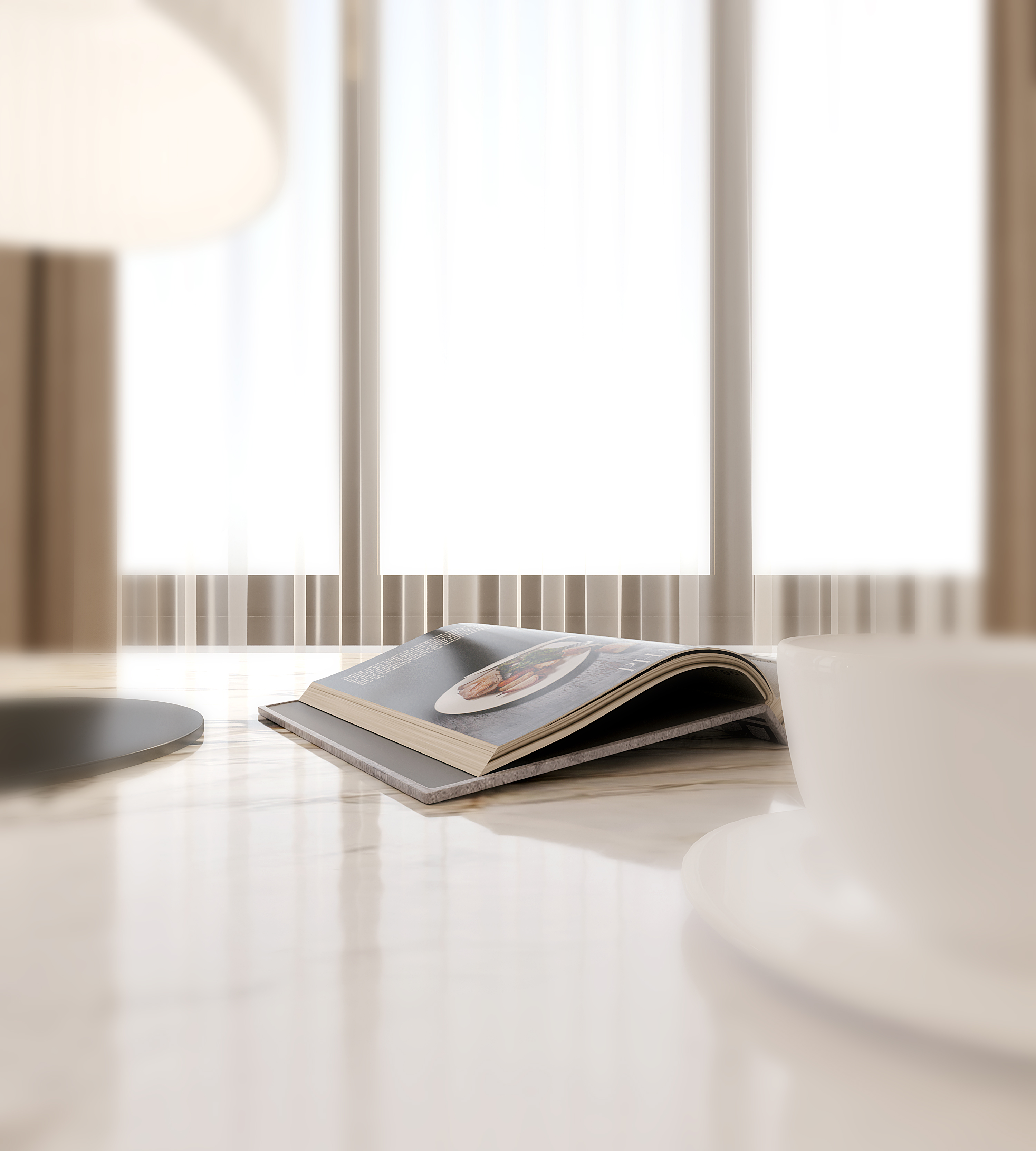 villa，Villa model room，Residential space，Minimalist housing，