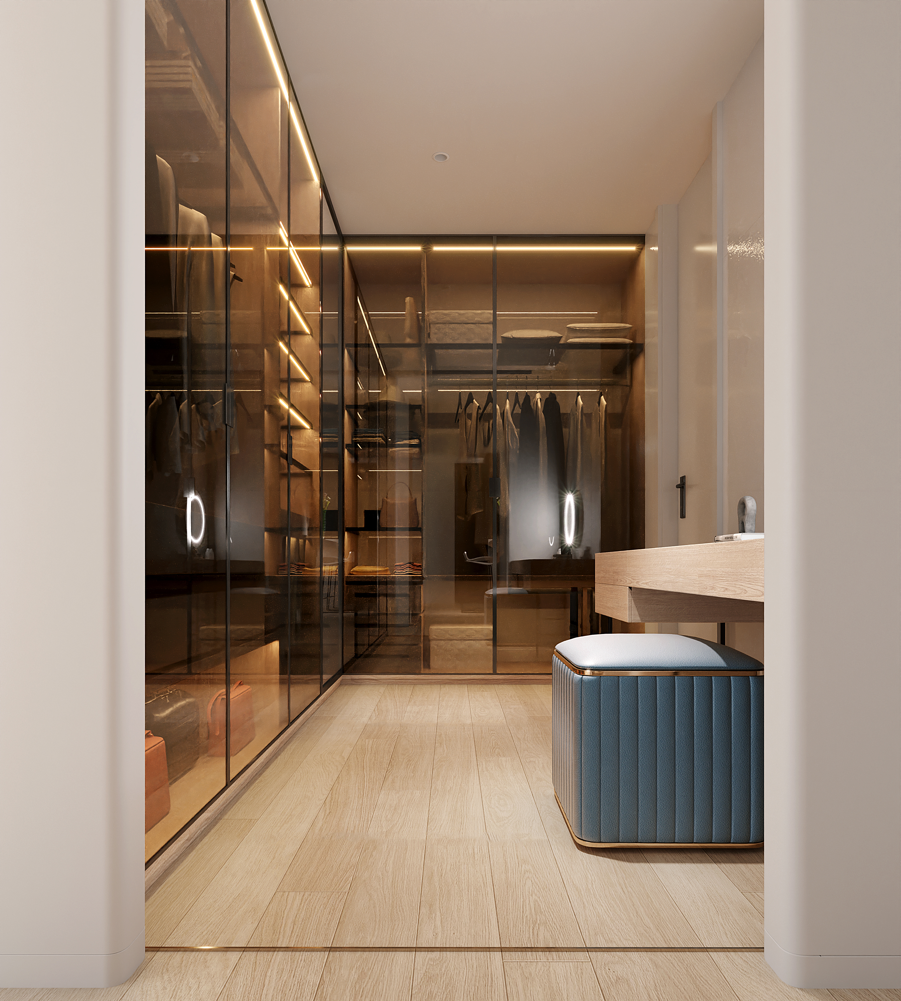 villa，Villa model room，Residential space，Minimalist housing，