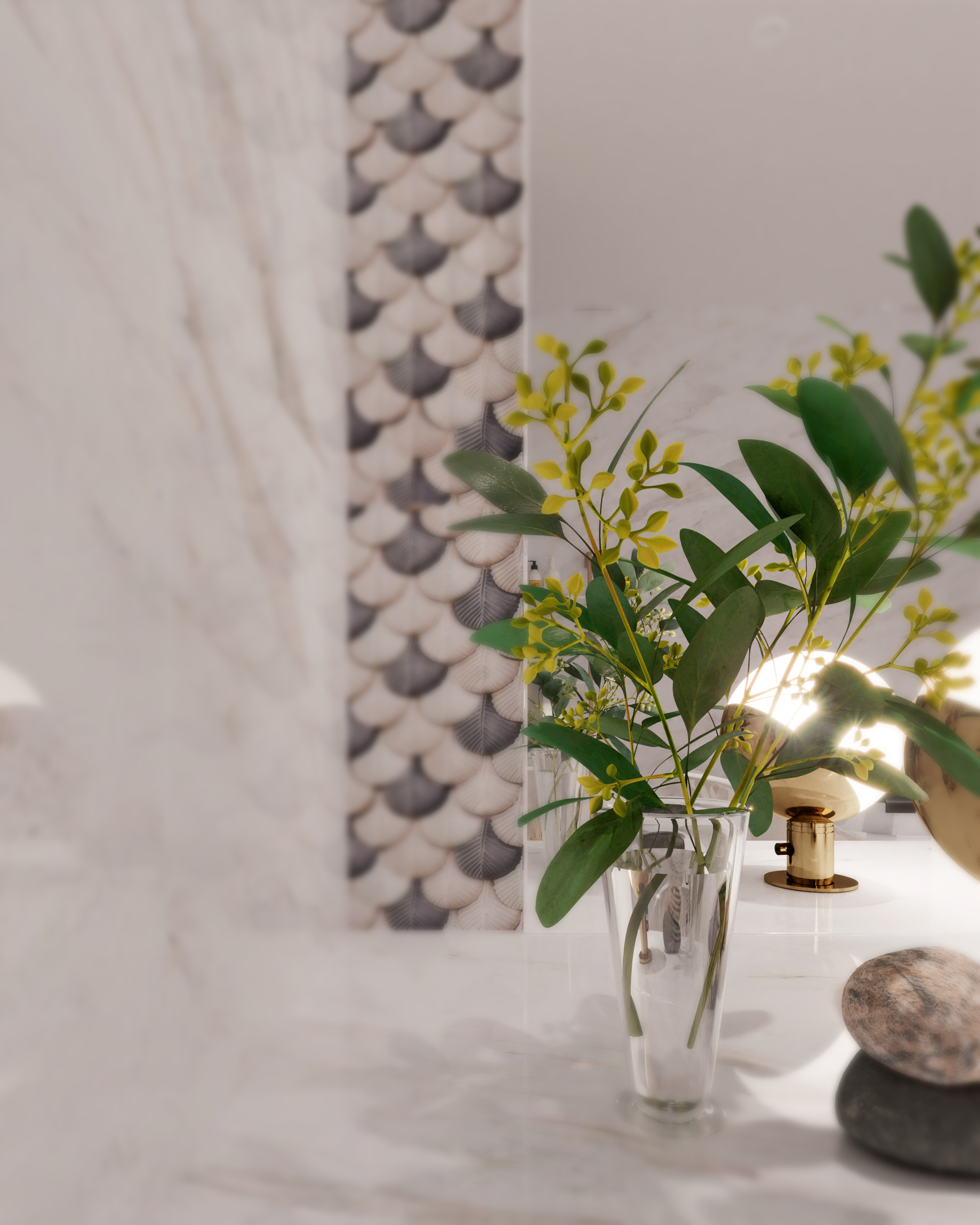 villa，Villa model room，Residential space，Minimalist housing，