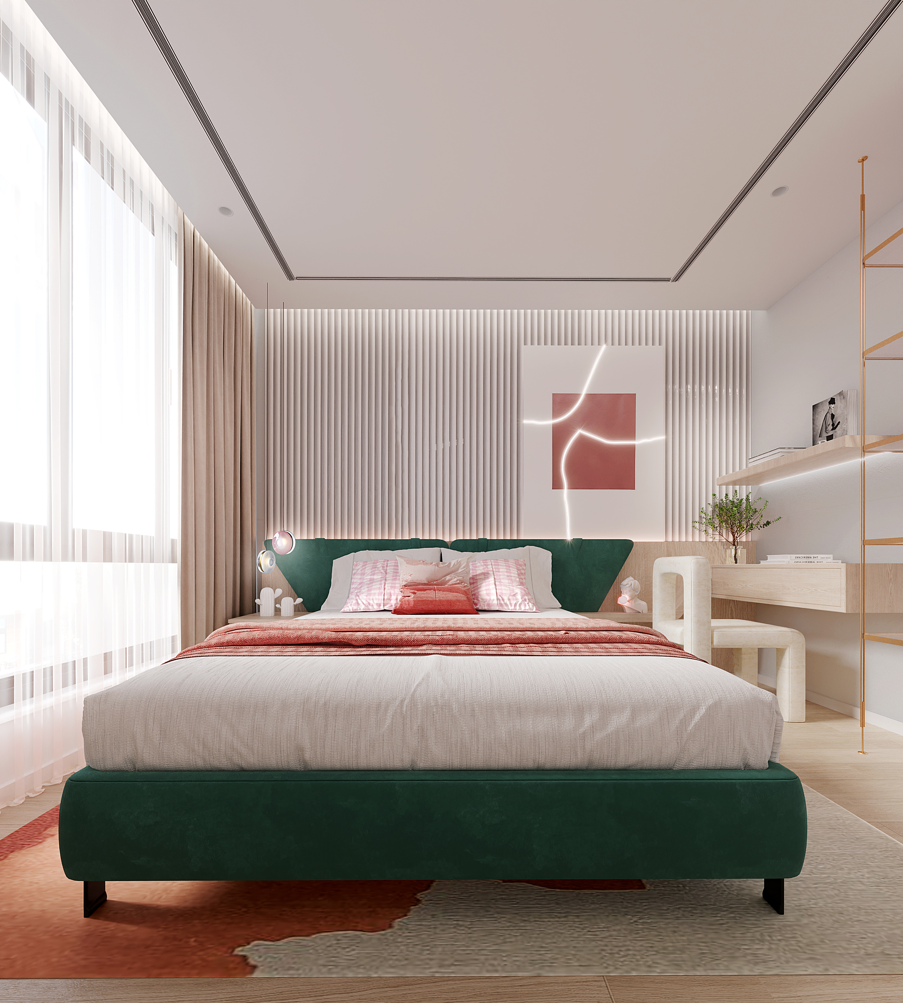 villa，Villa model room，Residential space，Minimalist housing，