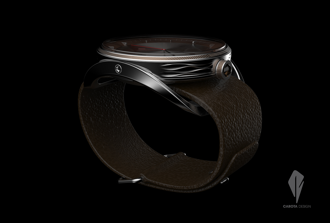 Wrist watch，simple，man，brown，grey，