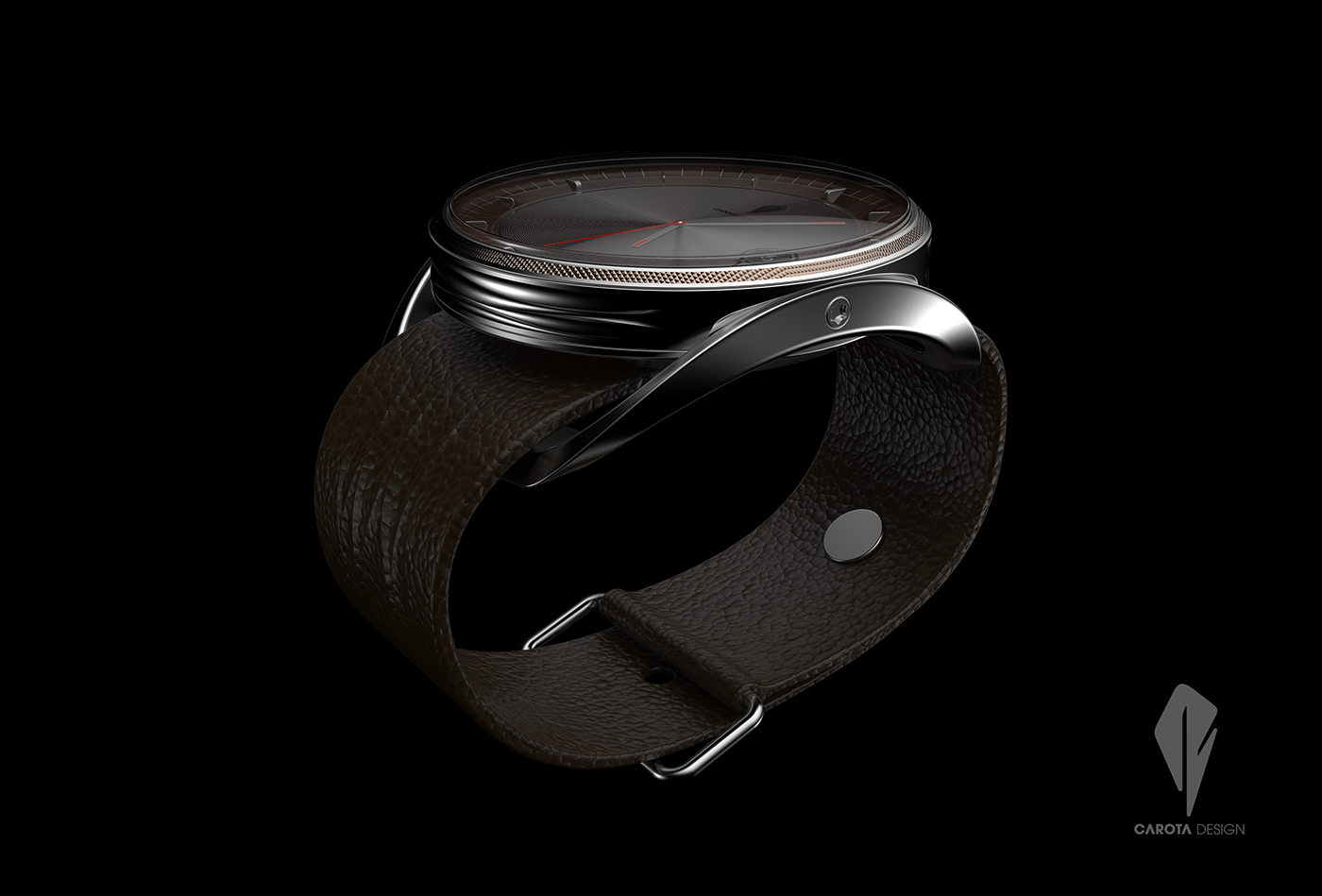 Wrist watch，simple，man，brown，grey，