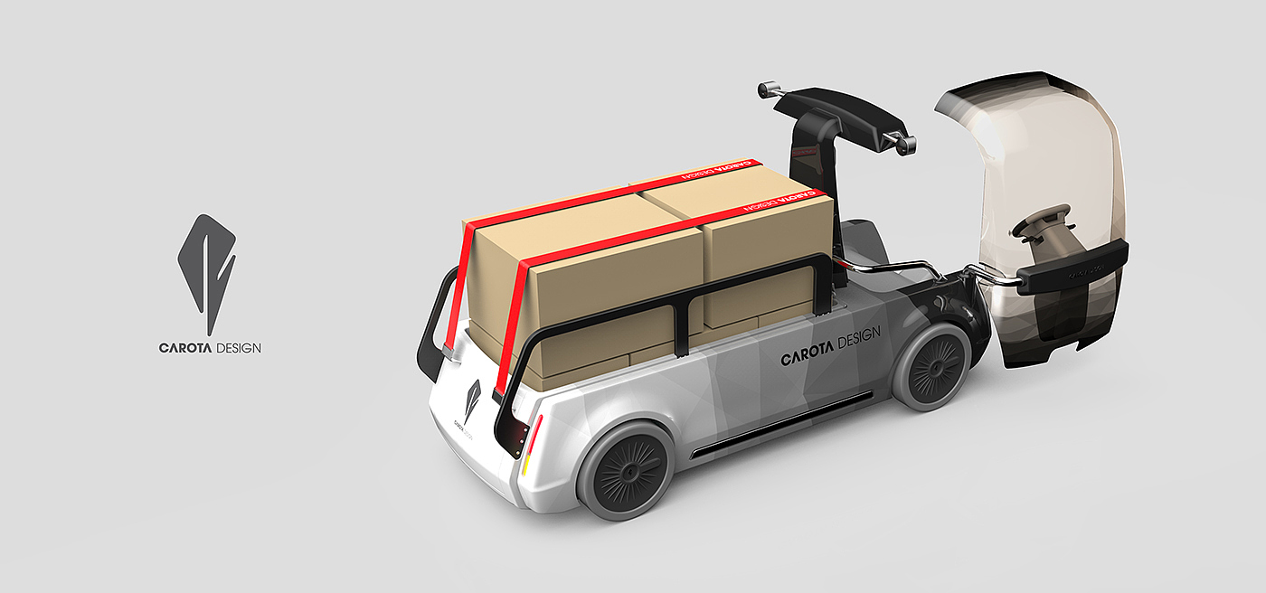 Mini，truck，Van，Head，conceptual design，