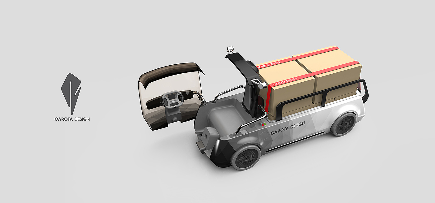 Mini，truck，Van，Head，conceptual design，