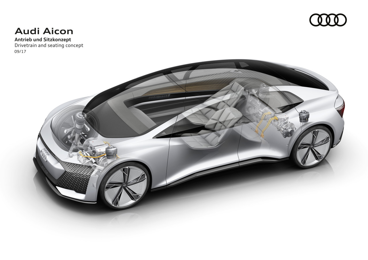 Driverless car，audi，electric vehicle，Auto Show，Concept car design，