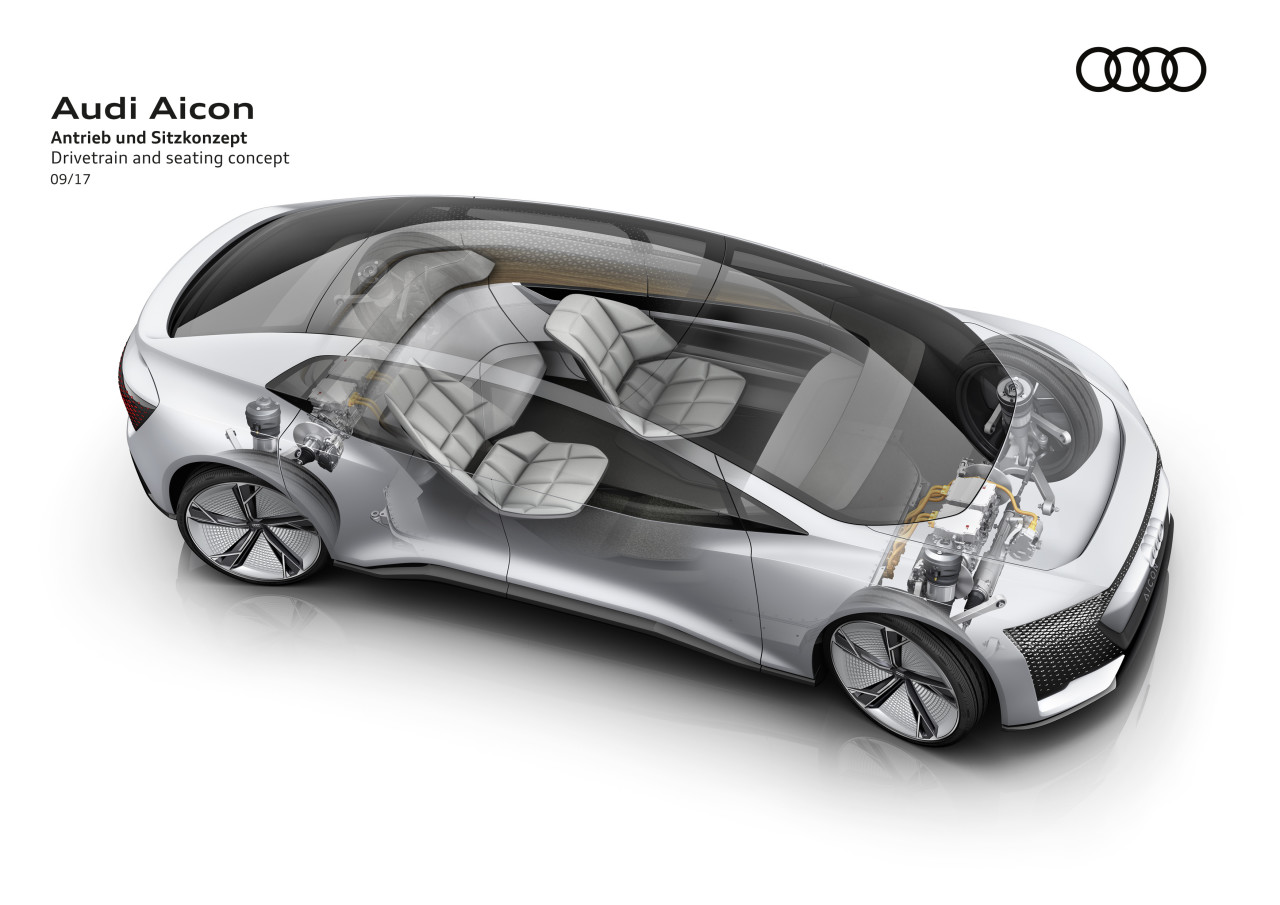 Driverless car，audi，electric vehicle，Auto Show，Concept car design，