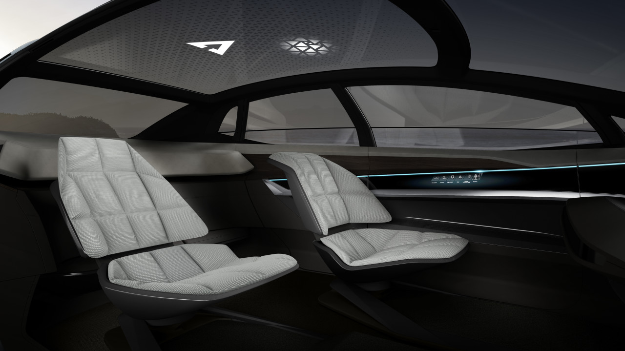 Driverless car，audi，electric vehicle，Auto Show，Concept car design，