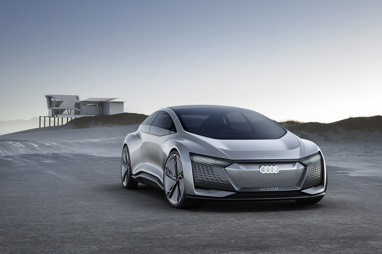 Driverless car，audi，electric vehicle，Auto Show，Concept car design，