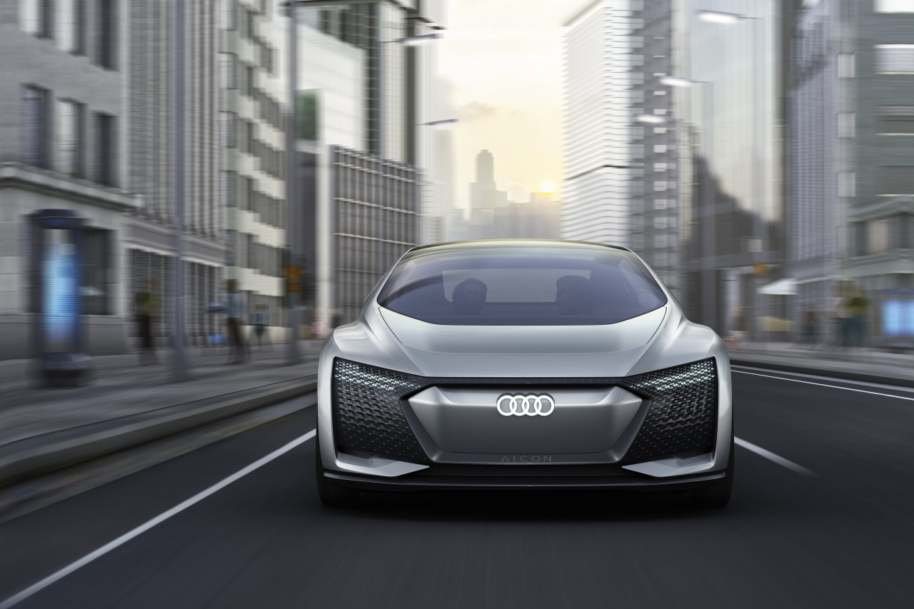 Driverless car，audi，electric vehicle，Auto Show，Concept car design，