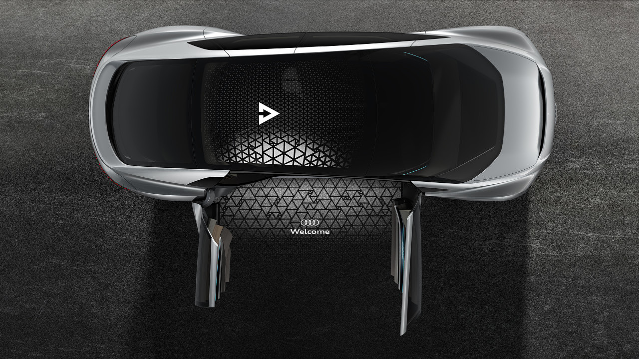 Driverless car，audi，electric vehicle，Auto Show，Concept car design，