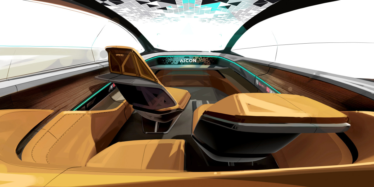 Driverless car，audi，electric vehicle，Auto Show，Concept car design，
