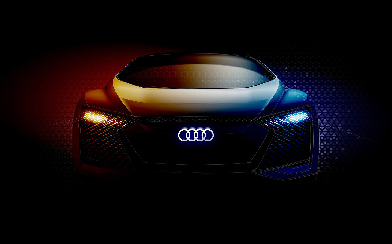 Driverless car，audi，electric vehicle，Auto Show，Concept car design，