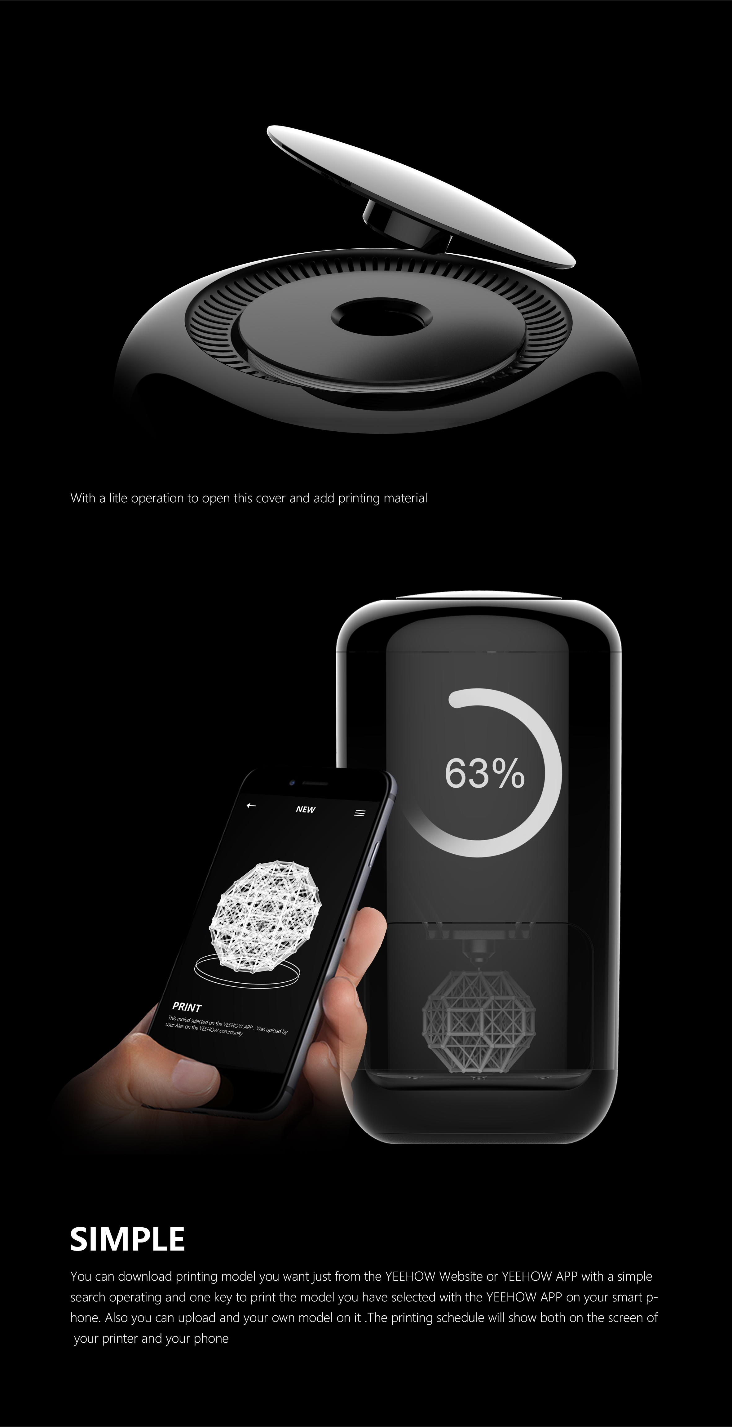 security，convenient，Design，3D printing，household，concise，