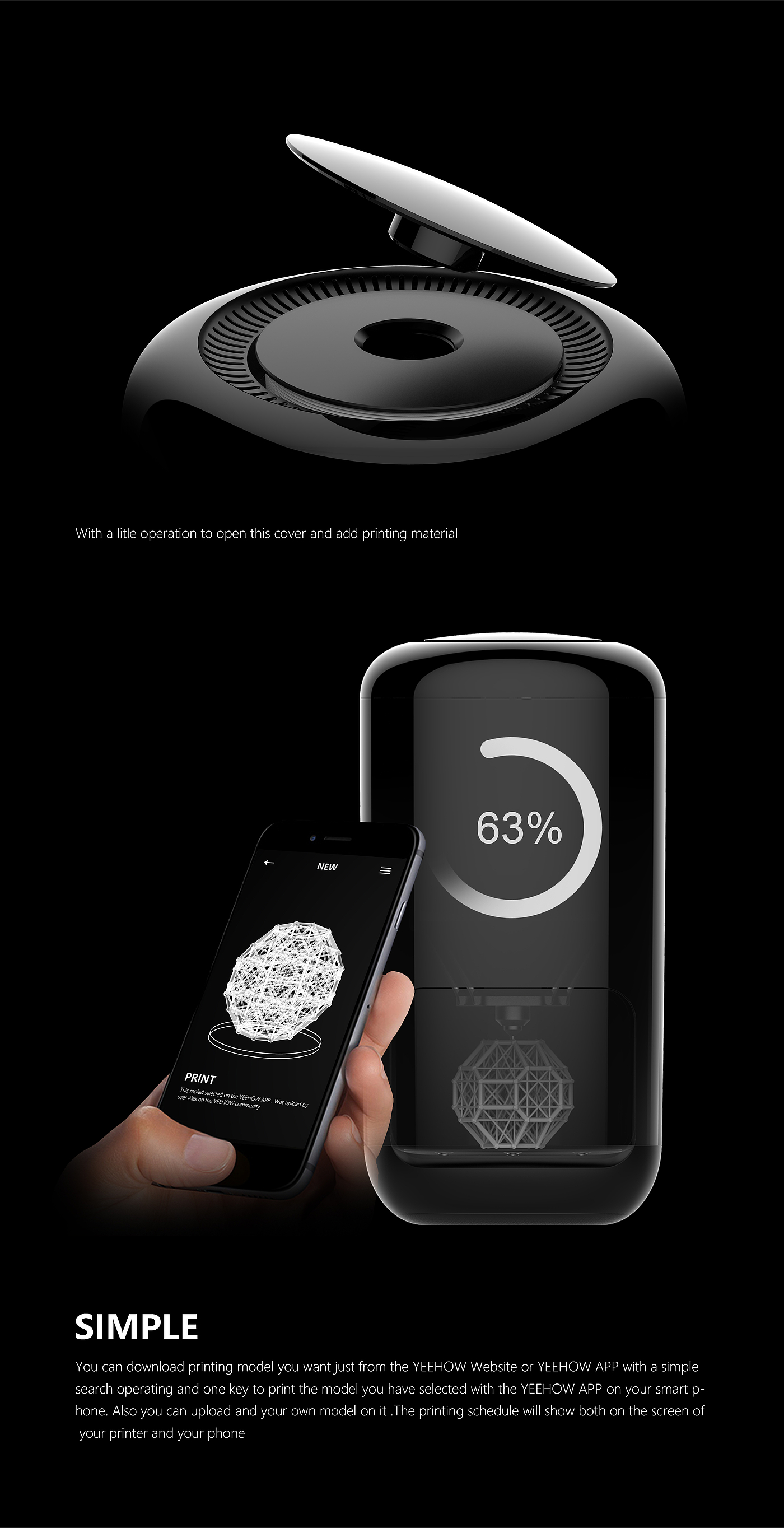 security，convenient，Design，3D printing，household，concise，