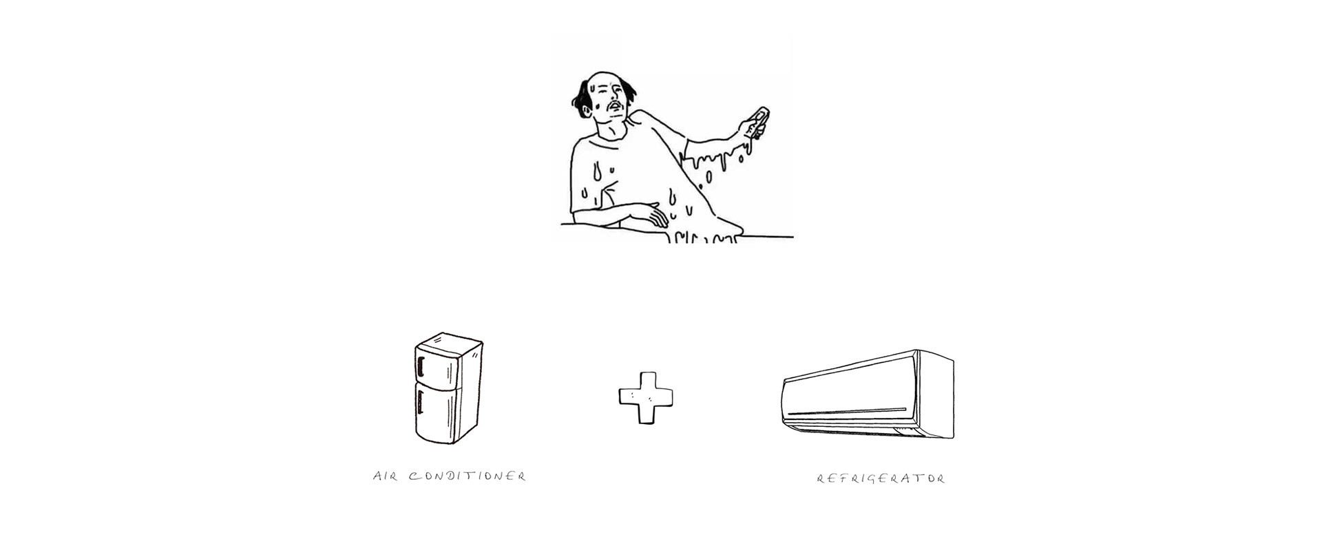 Summer artifact，Refrigerator，household electrical appliances，