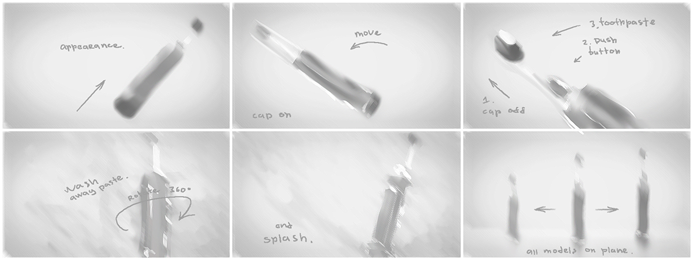 Nursing tools，modeling，originality，toothbrush，toothpaste，