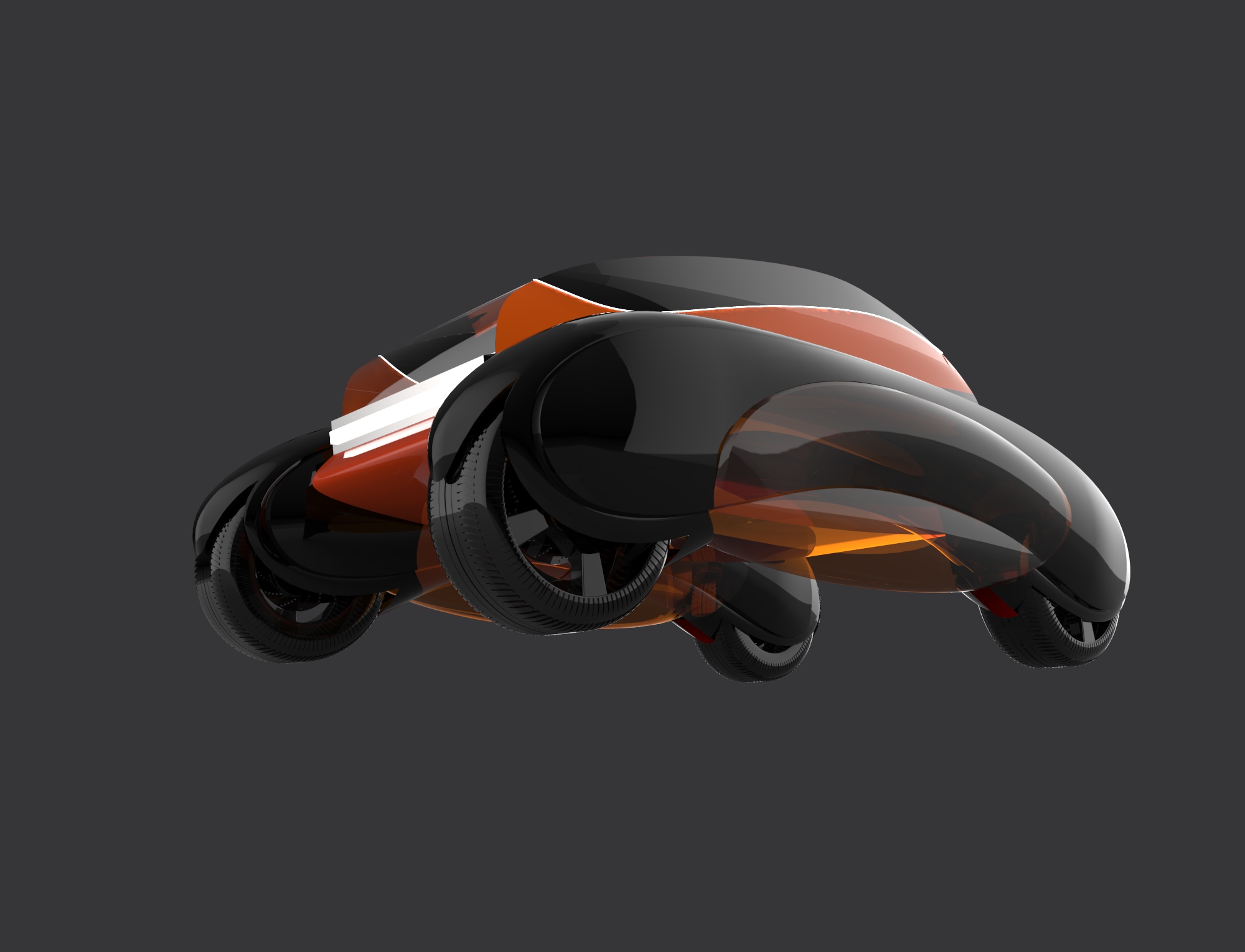 Life saving, bionic, amphibious vehicle，