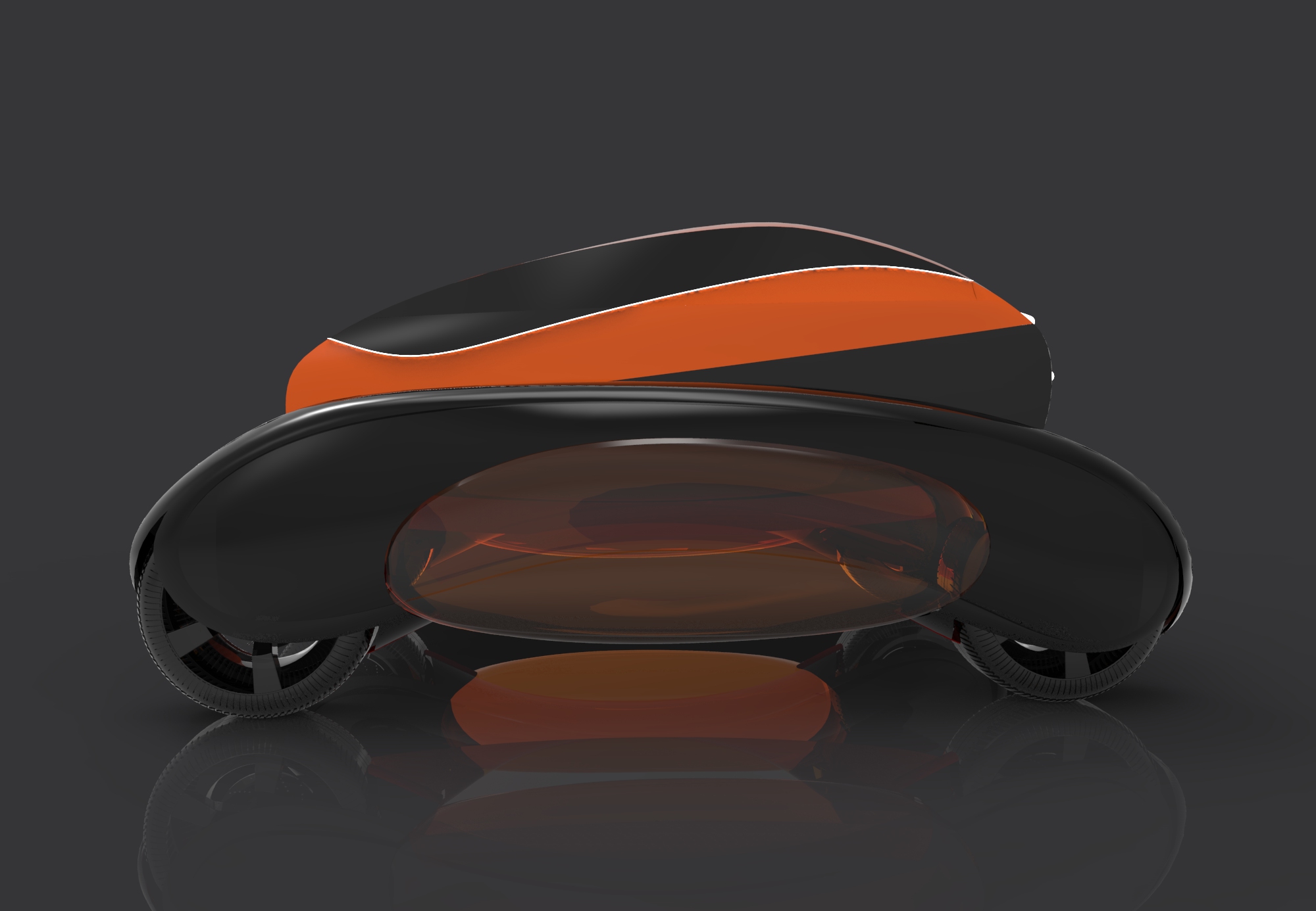 Life saving, bionic, amphibious vehicle，