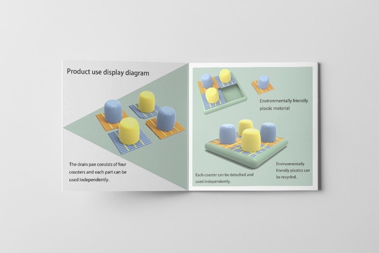 Drain pan，glass，