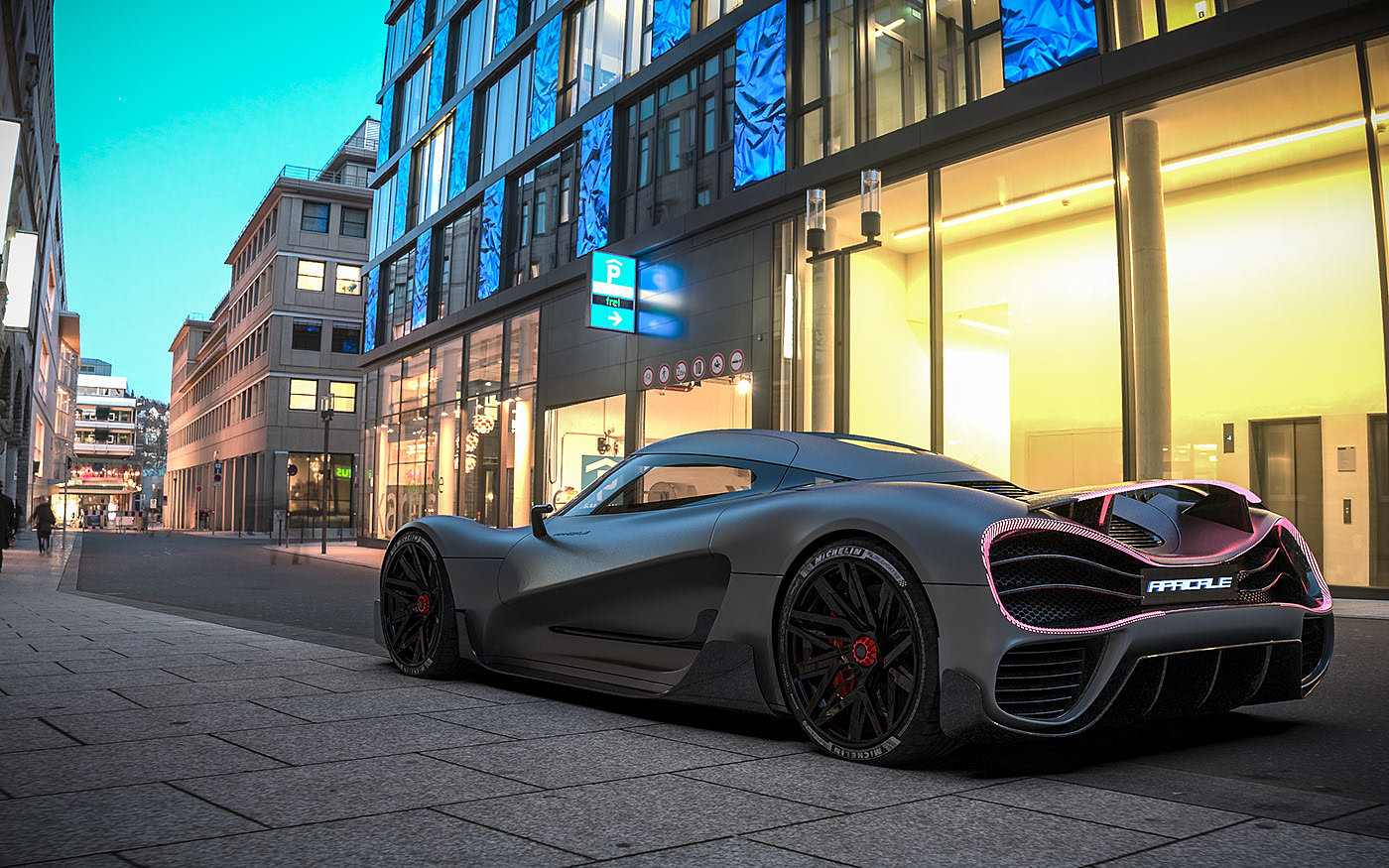 April，Hydrogen electricity concept，carbon fibre，