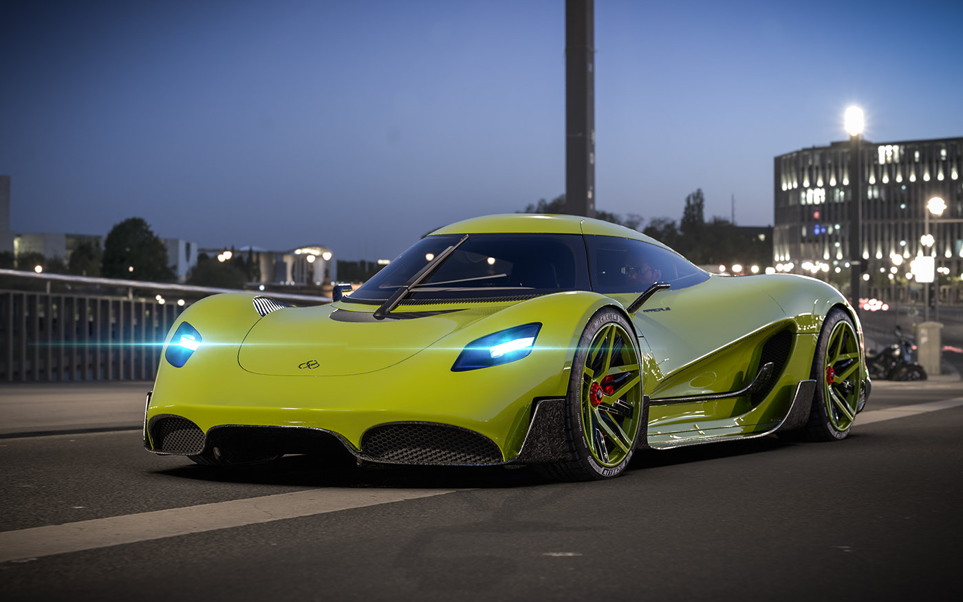 April，Hydrogen electricity concept，carbon fibre，