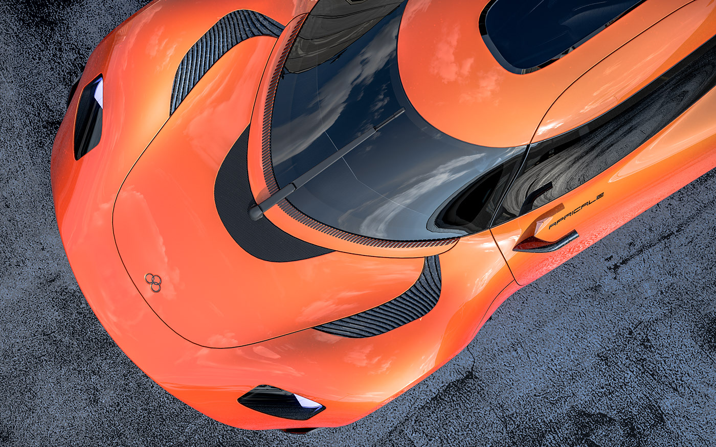 April，Hydrogen electricity concept，carbon fibre，