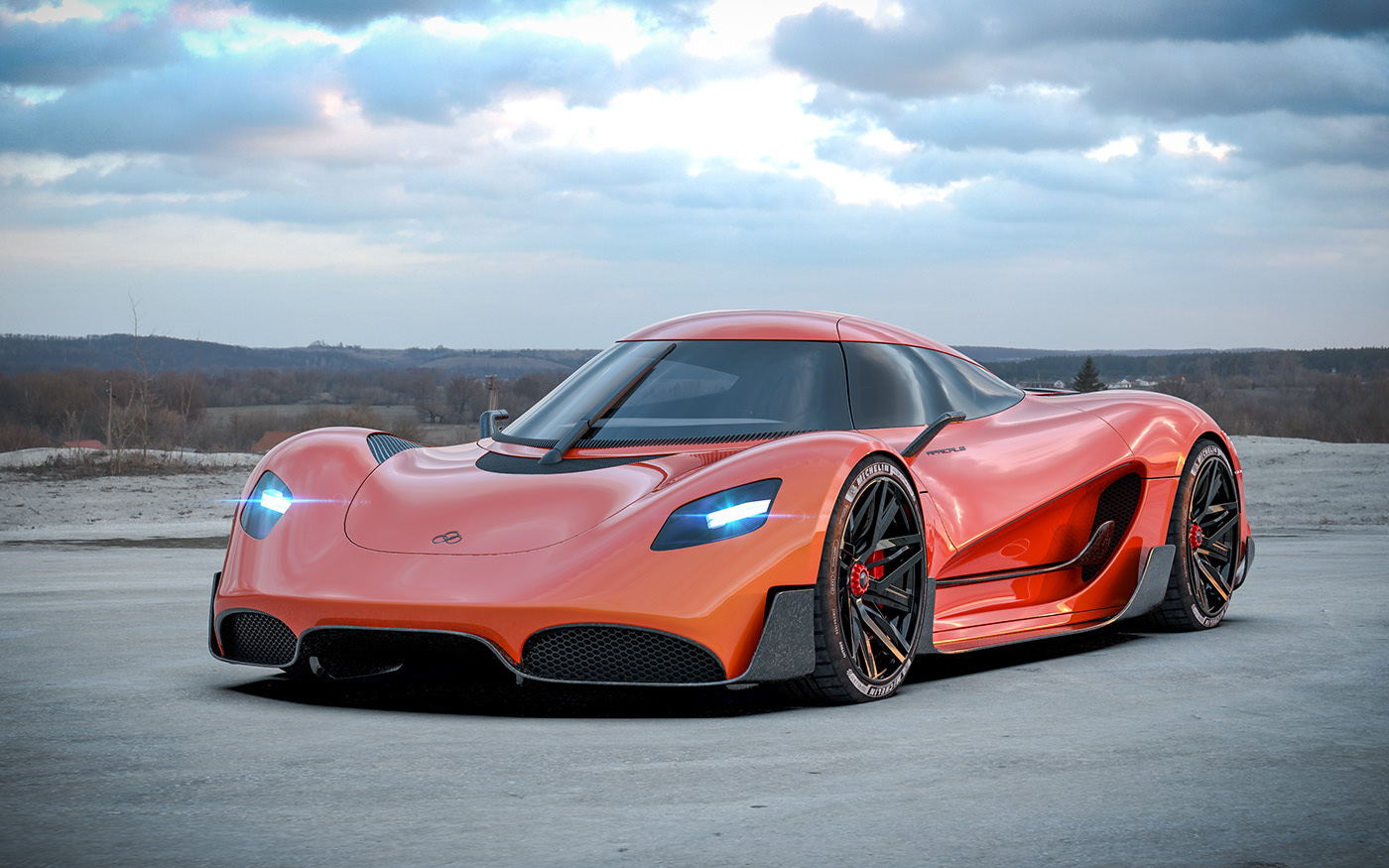 April，Hydrogen electricity concept，carbon fibre，