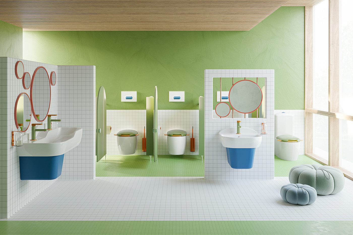 European imports，Children's bathroom，Top bathroom，Original import，high-end，Design，