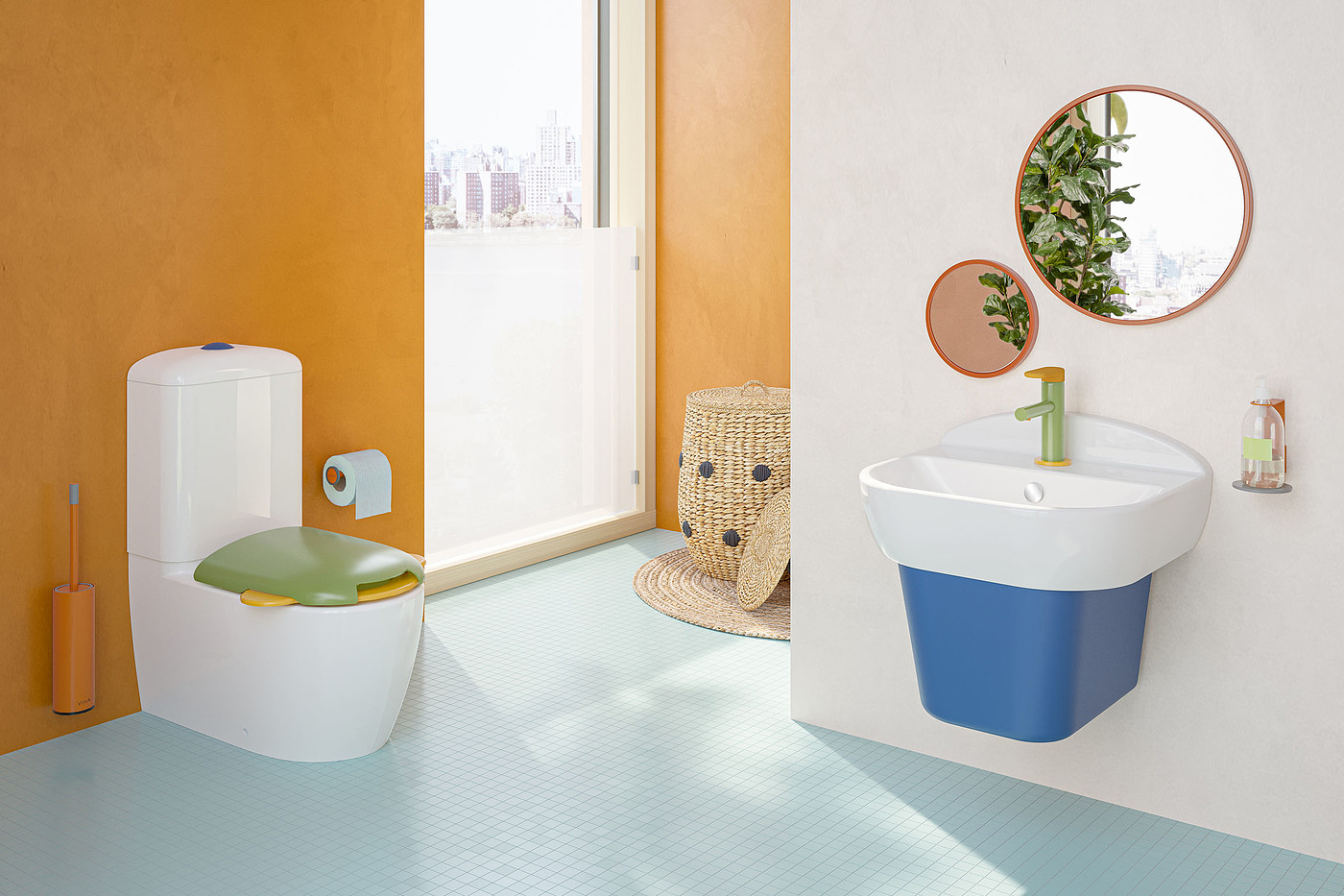 European imports，Children's bathroom，Top bathroom，Original import，high-end，Design，