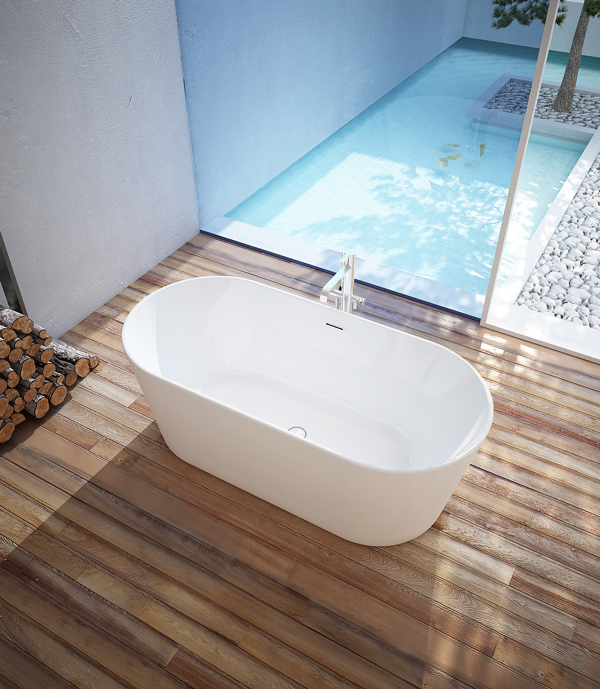 Clearlite Keli bathtub，Minimalist bathtub，bathtub，