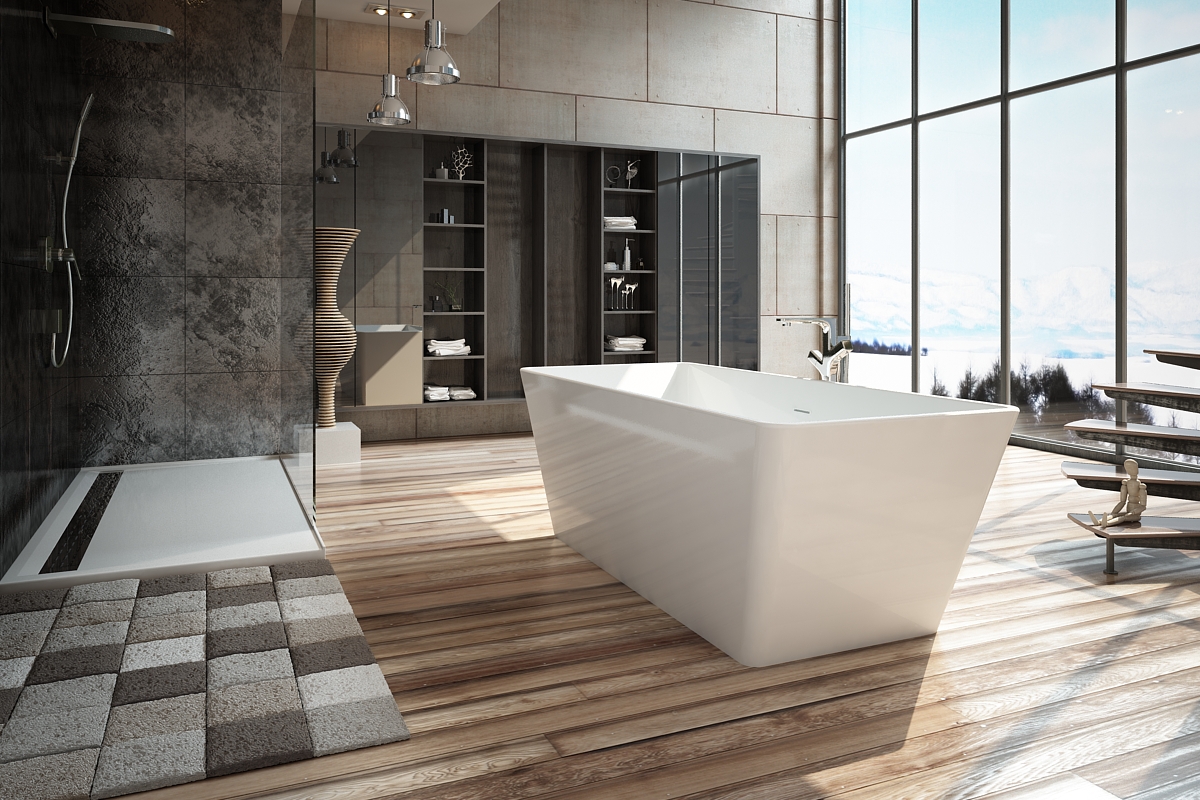 Clearlite Keli bathtub，Minimalist bathtub，bathtub，