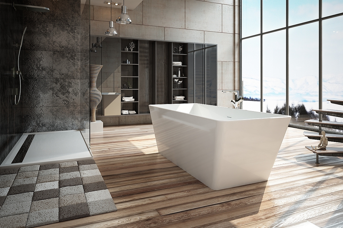 Clearlite Keli bathtub，Minimalist bathtub，bathtub，