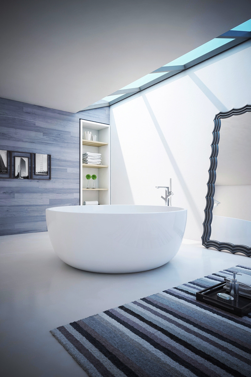 Clearlite Keli bathtub，Minimalist bathtub，bathtub，