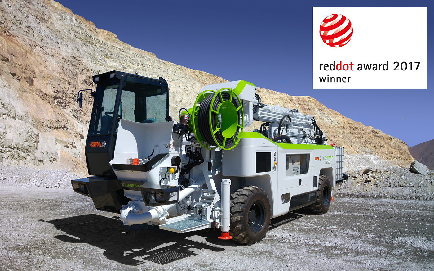 2017 red dot award，industrial design，Two cars，Zoomlion，Industrial vehicle，