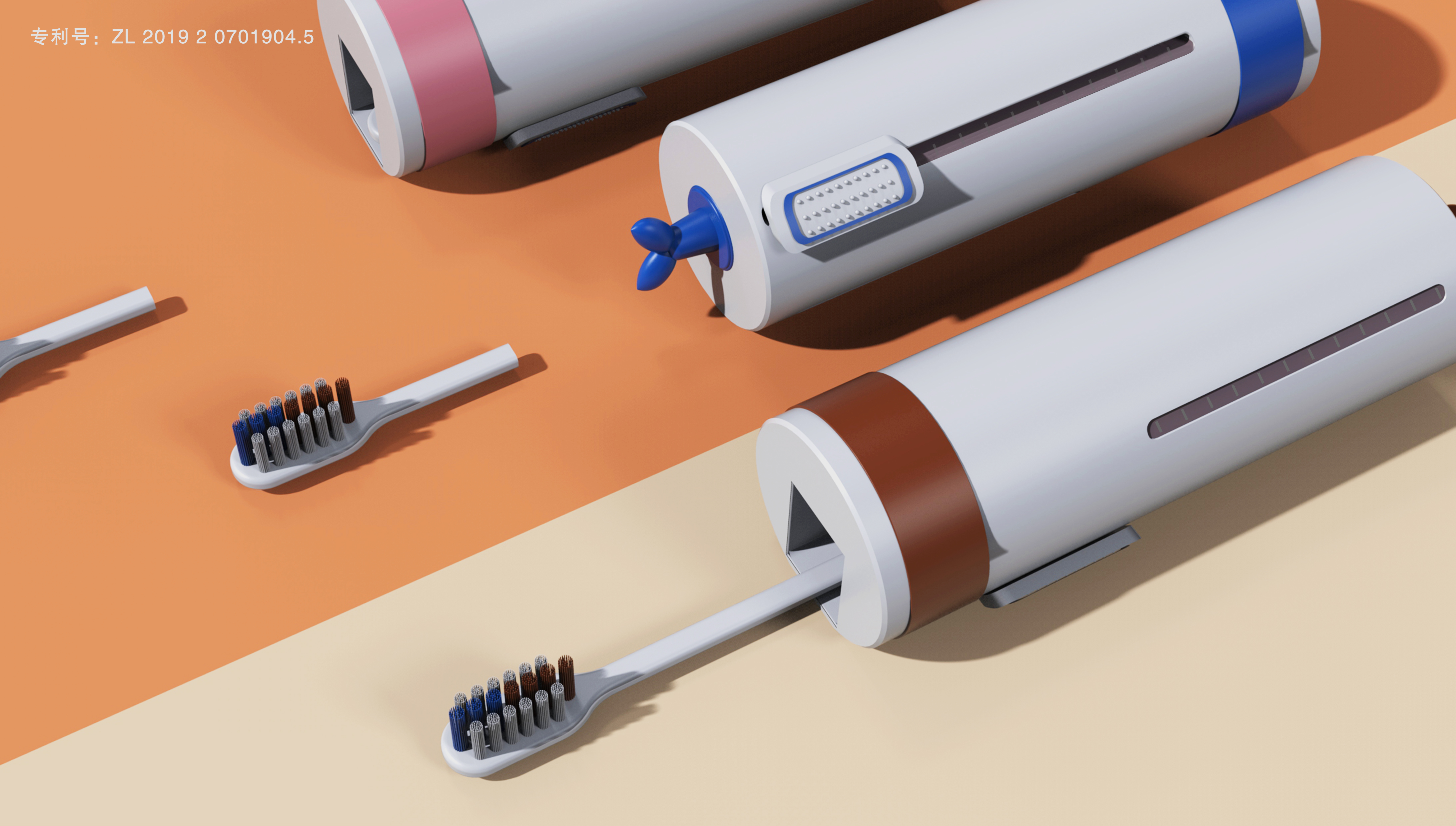 Toothbrush toothpaste，